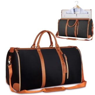 Bolso de viaje convertible 52x32x25cm. Negro