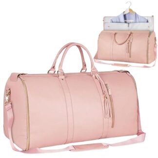 Bolso de viaje convertible 52x32x25cm. Rosa