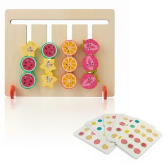 Juego didáctico de madera 22.5x17cm.