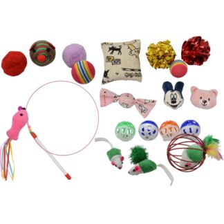 Set de juguetes para mascotas 20pcs