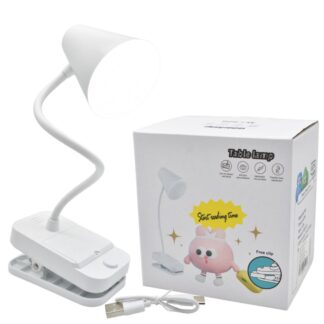 Lámpara de escritorio con clip 32x10cm.