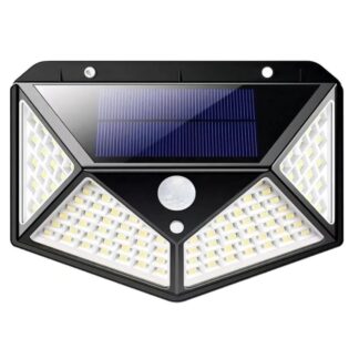 Lámpara solar luz led 13.5x10cm. Vigore