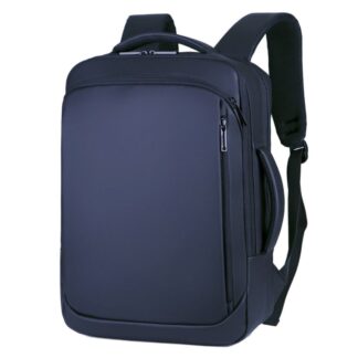 Mochila de viaje azul 42x30x14cm.