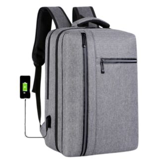 Mochila multifunción impermeable con puerto USB 42x30x15cm