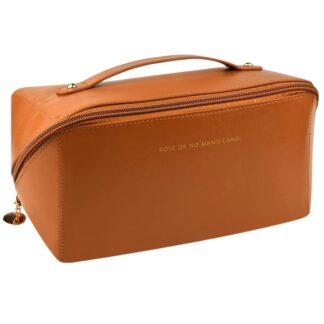 Organizador porta cosméticos 23x11x10.5cm. Marrón