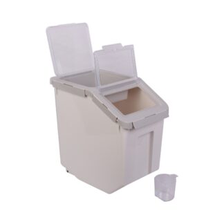 Recipiente plástico dispensador 35x23x35cm.