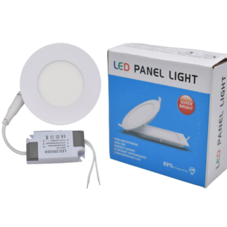 Mini panel LED redondo 8.5cm 3W blanca 6500K