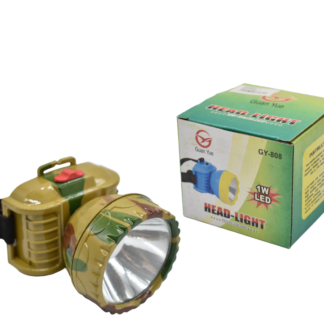 Linterna led camuflada para cabeza 8x7cm