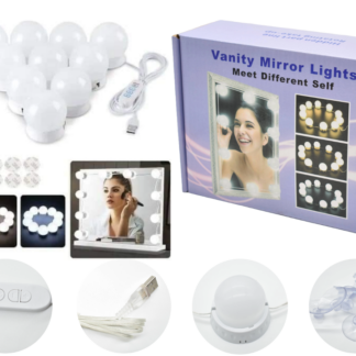 Luces led para espejo tocador USB 10pcs 4.5x4.5cm