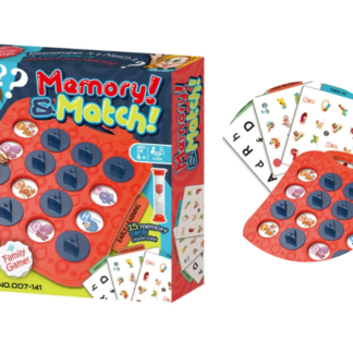 Juego de memoria con letras 22x22x4.6 cm