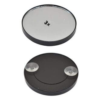 Espejo para maquillaje con aumento x3 y ventosas 8.5x1cm