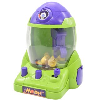 Mini maquina con garra cohete 13x10x10cm. Verde