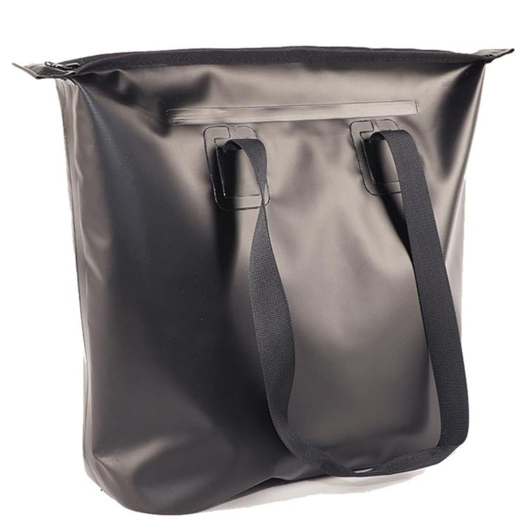 Bolso impermeable de playa 50x40cm. Negro - Imagen 2