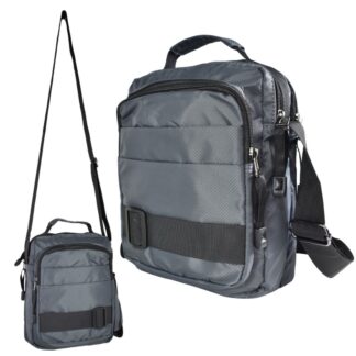Bolso al hombro 25x20x10cm. Gris