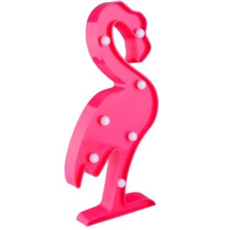 Lámpara veladora led cisne 26x18x3cm. Rosada