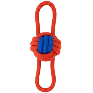 Juguete de cuerda para mascotas 21cm. Rojo