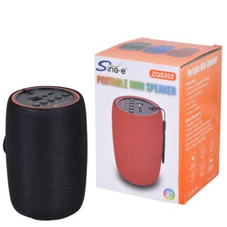 Parlante Bluetooth portátil 1000mAh. Negro