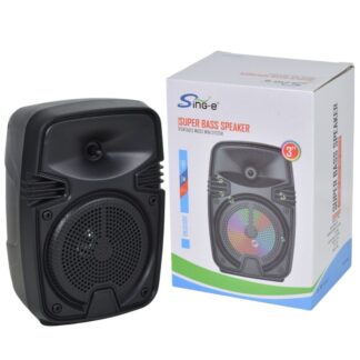 Parlante Bluetooth LED Portátil 1200mAh: Música y Luces de Fiesta