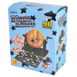 Juego de mesa bingo con bolillero 15x18x9cm