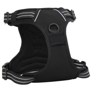 Arnés ajustable para mascotas Talle XL negro