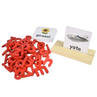 Juego de ortografía de madera