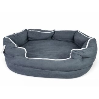 Cama para mascotas gris 70x60x20cm.