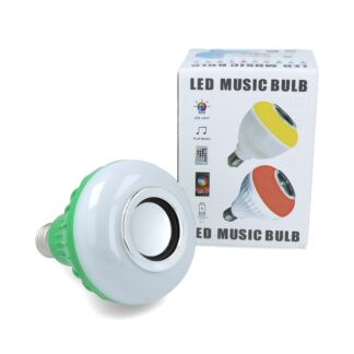 Lámpara Inteligente E27 con Control Remoto y Altavoz Bluetooth Integrado